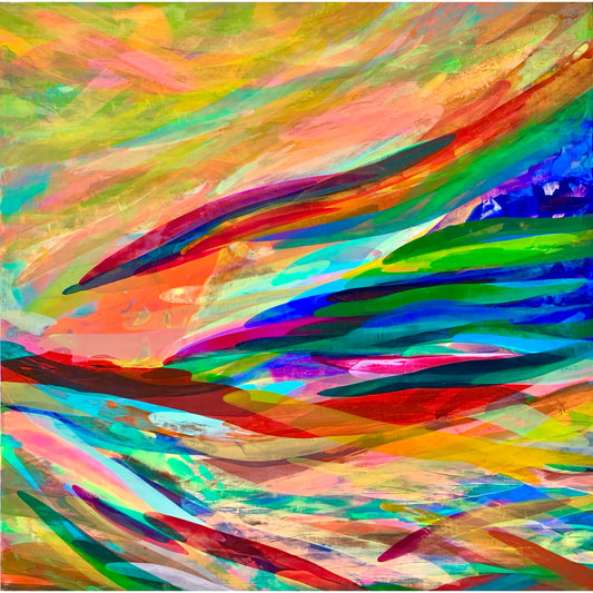 Journey, original painting, 48”x48”