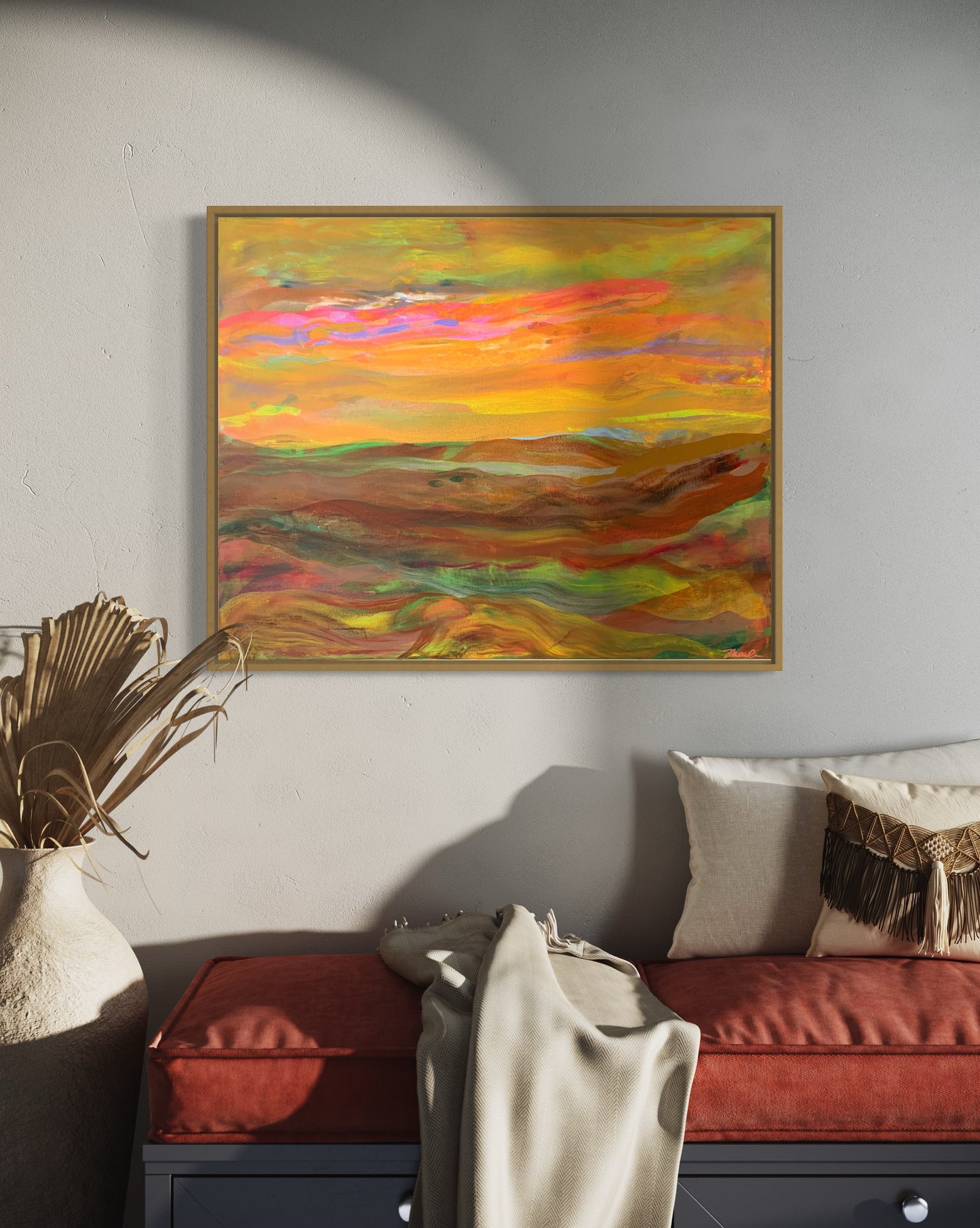 As It Was, original desert painting, 24”x36”