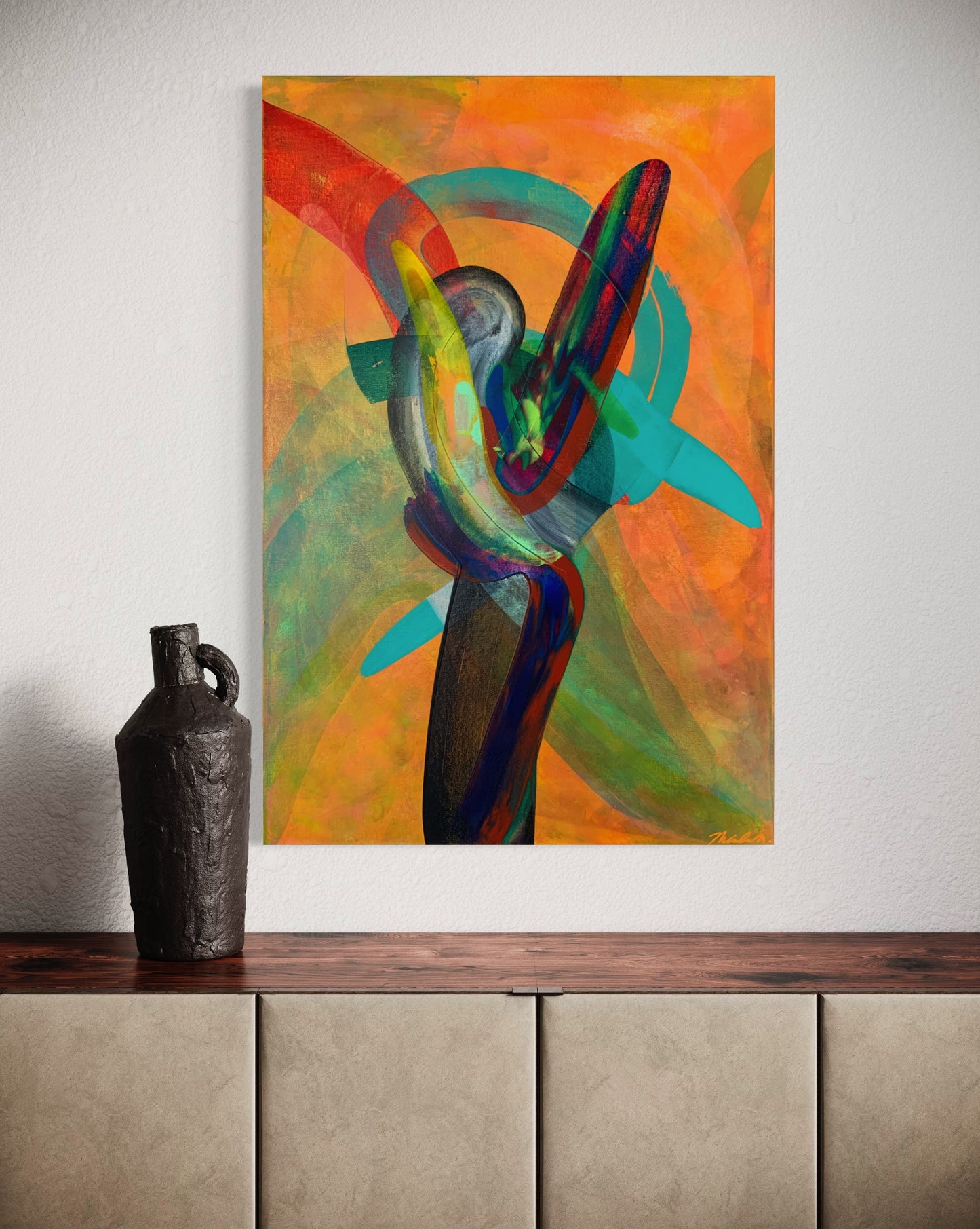 Turn, original painting, 24”x36”